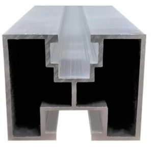 Profil aluminiu pentru montaj panou solar Al40x40 - Lungime 3.3 metri