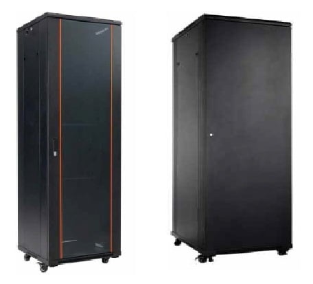 Rack 32U, 19 inch, 600x 800 mm, structura otel, usa fata sticla securizata, incarcare 800 kg, Safer SAF-NC-6832. Fiabilitate si performanță 1 Rack 32U