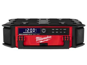 Radio incarcator Milwaukee M18 PRCDAB+-0, amplificator 40W, sunet surround, tuner DAB+, AM, FM, Bluetooth 30m, IP57, compatibilitate Packout, 4933472112. Fiabilitate si performanță