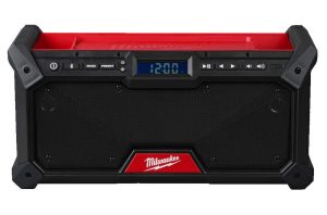 Radio pentru santier DAB+ Milwaukee M18, Bluetooth, woofere duble 8.89cm, USB, manere integrate, 4933492344. Fiabilitate si performanță