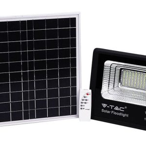 Reflector LED cu panou solar