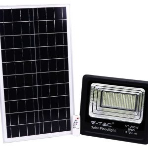 Reflector LED cu panou solar