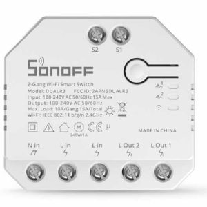 Releu Wireless doua canale 10A SONOFF DUAL R3