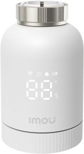 Robinet termostatic inteligent Imou TRV1 - Eficiență și Confort 1 Robinet termostatic inteligent pentru radiator Imou TRV1, Zigbee, protectie anti-inghet, display LCD, cu baterii, IOT-TRV1-EU. Fiabilitate si performanță