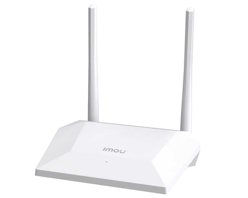 Router wireless, 4 porturi, Wi-Fi 2.4GHz, 300 Mbps, 2.4 GHz, 2 antene externe 5 dBi, Imou HR300. Fiabilitate si performanță 1 Router wireless