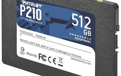 Articole 12 SSD 512GB Patriot P210 – Performanță și Fiabilitate