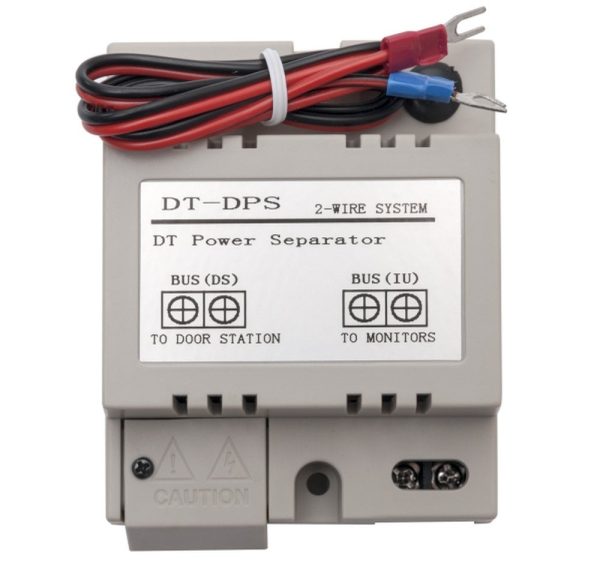 Separator de alimentare pentru sisteme de interfonie cu 2 fire