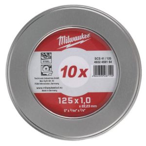 Set 10 discuri abrazive Milwaukee pentru debitat inox