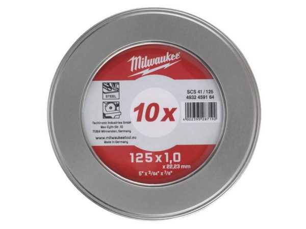 Set 10 discuri abrazive Milwaukee pentru debitat inox