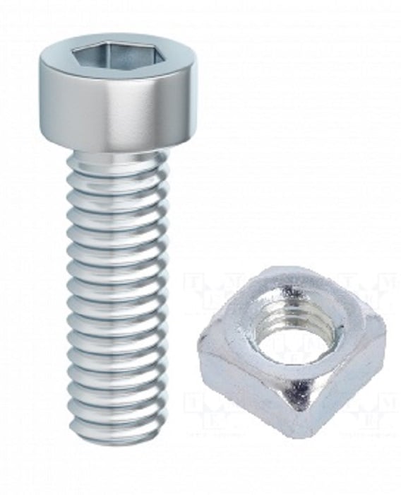 Set 10 suruburi hexagonale M8x25 + piulita M8 patrata, inox A2 25+M8X10. Fiabilitate si performanță 1 Set 10 suruburi hexagonale M8x25 + piulita M8 patrata