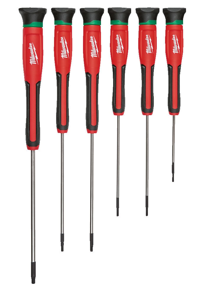 Set 6 surubelnite de precizie Torx Milwaukee, husa textila cu fermoar, 4932471870. Fiabilitate si performanță 1 Set 6 surubelnite de precizie Torx Milwaukee