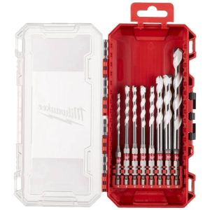 Set 8 burghie Milwaukee Gen 2 multimaterial cu coada hex