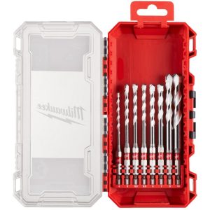 Set 8 burghie Milwaukee Gen 2 multimaterial cu coada hex