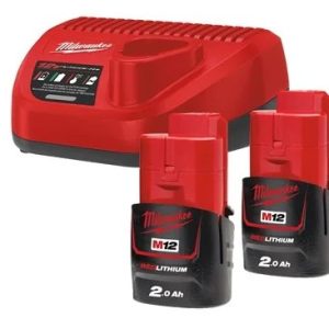 Set acumulatori si incarcator Milwaukee NRG M12
