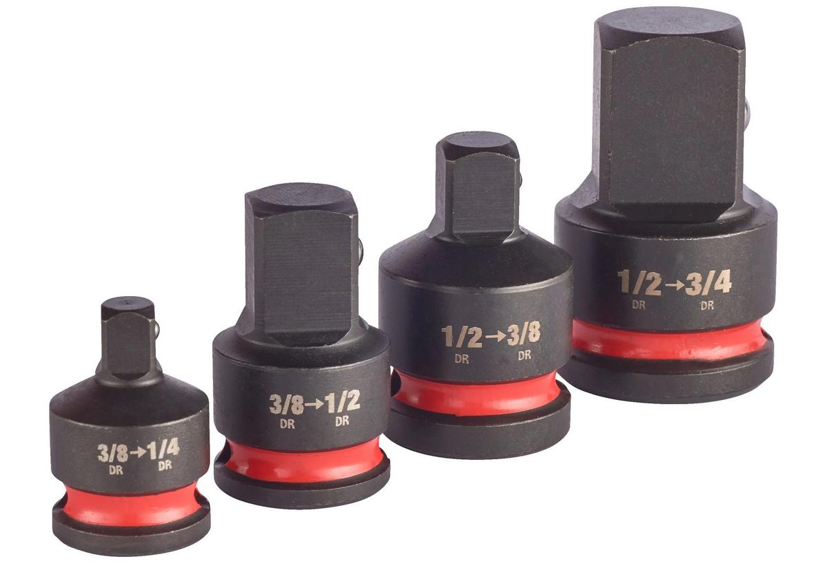Set adaptoare Milwaukee Shockwave, 4 piese, 1/2 inch, aliaj crom-molibden, 4932480356. Fiabilitate si performanță 1 Set adaptoare Milwaukee Shockwave