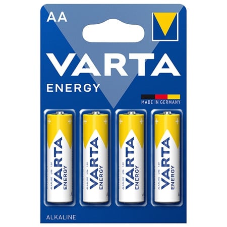 Set baterii alcaline LR06 AA, 4 BUC, 1.5V, Varta BAT0232. Fiabilitate si performanță 1 Set baterii alcaline LR06 AA