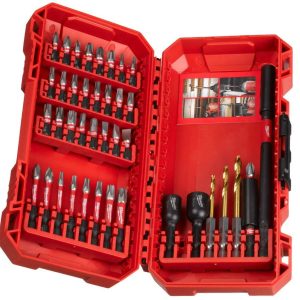 Set biti si burghie 40 de piese Shockwave Milwaukee 4932492004