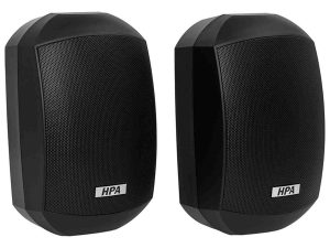 Set boxe exterior HPA HPAWS400BK - Fiabilitate și Performanță 1 Set boxe exterior 100V/8 Ohmi, RMS 30W, IP66, negru, carcasa ABS si metal, HPA HPAWS400BK. Fiabilitate si performanță