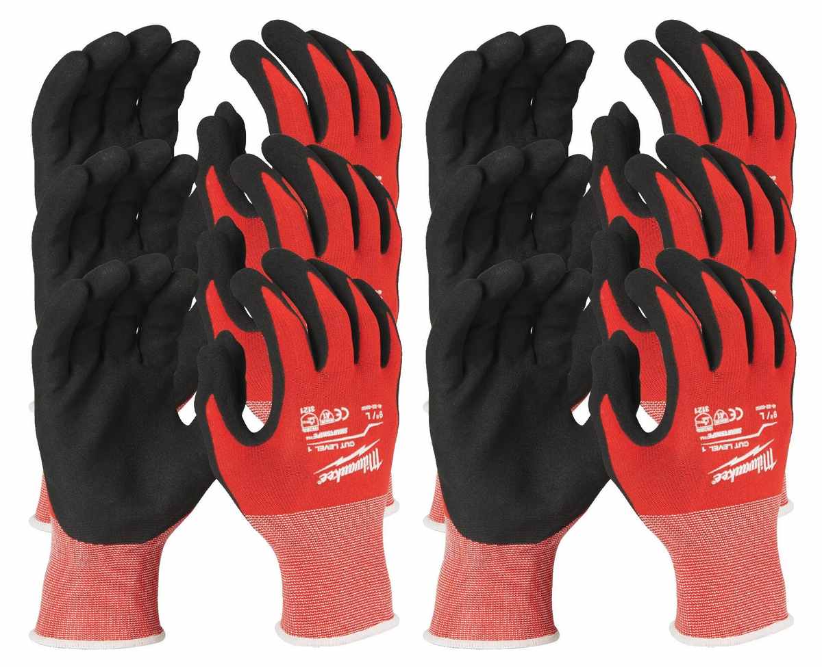 Set manusi Milwaukee rezistente la taiere Nivel A, marimea L, 12 bucati, 4932471615. Fiabilitate si performanță 1 Set manusi Milwaukee rezistente la taiere Nivel A
