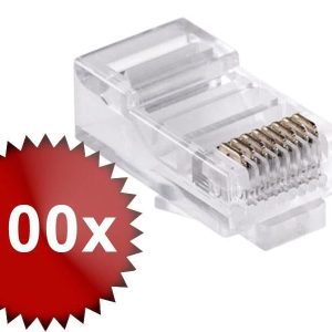 Set mufa RJ45 UTP/ FTP cu 8 pini 100 bucati