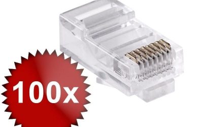 Articole 7 Set mufa RJ45 UTP/ FTP cu 8 pini 100 bucati – Fiabilitate și Performanță