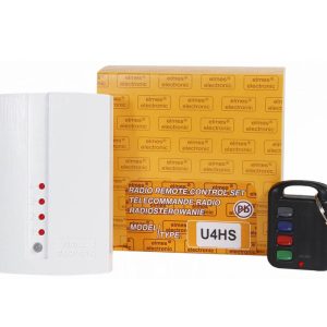 Set receptor wireless 4 canale + 1 Telecomanda 4 butoane Elmes U4HS