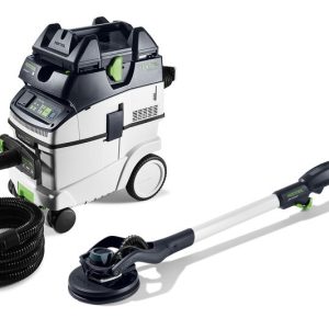 Set slefuitor cu gat lung si aspirator Festool PLANEX LHS 2-M 225 EQ/CTL 36-Set