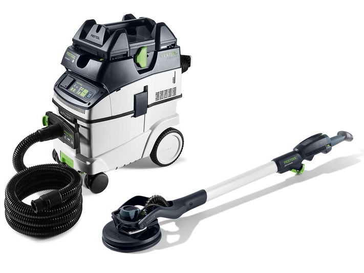 Set slefuitor cu gat lung si aspirator Festool PLANEX LHS 2-M 225 EQ/CTL 36-Set, brat 1,4m, turatie 5000-8500 min, cablu 4m, 400W, 578452. Fiabilitate si performanță 1 Set slefuitor cu gat lung si aspirator Festool PLANEX LHS 2-M 225 EQ/CTL 36-Set