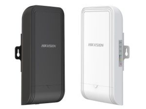 Set wireless emitator si receptor Hikvision DS-3WF0EC-2NT, 2.4Ghz, 300Mbps, 500m, 2x2 antena MIMO, IP55. Fiabilitate si performanță