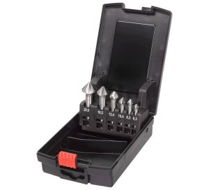 Set zencuitoare Milwaukee HSS Cobalt, 6 piese, unghi 90 grade, 3 margini de taiere, pentru otel si aluminiu, 4932493575. Fiabilitate si performanță