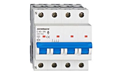 Siguranta automata 3P+N 40A 6kA Schrack – Fiabilitate si performanță