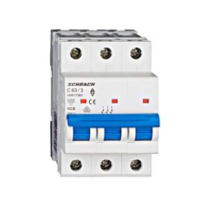 Siguranta automata tripoalara C63A 6kA Schrack AM617363