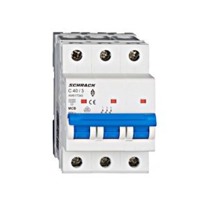 Siguranta automata tripolara C40A 6kA Schrack