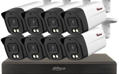 Articole 13 Sistem 8 camere exterior Iluminare duala 40m – KITSAF-8X-5MP28IL40