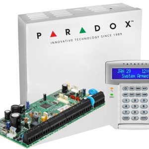 Sistem alarma 8 zone Paradox Spectra SP6000 + Tastatura sistem alarma K32LCD+