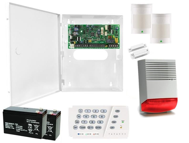 Sistem de alarma Paradox 3 zone cu sirena de exterior KIT S4000 EXT. Fiabilitate si performanță 1 Sistem de alarma Paradox 3 zone cu sirena de exterior KIT S4000 EXT