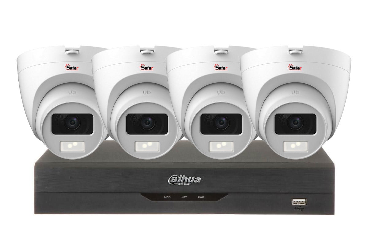Sistem de supraveghere 4 camere dome de 5MP, IR 20m, KIT4INT5MPX. Fiabilitate si performanță 1 Sistem de supraveghere 4 camere dome de 5MP