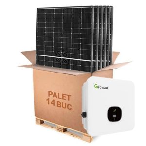 Sistem fotovoltaic trifazat hibrid
