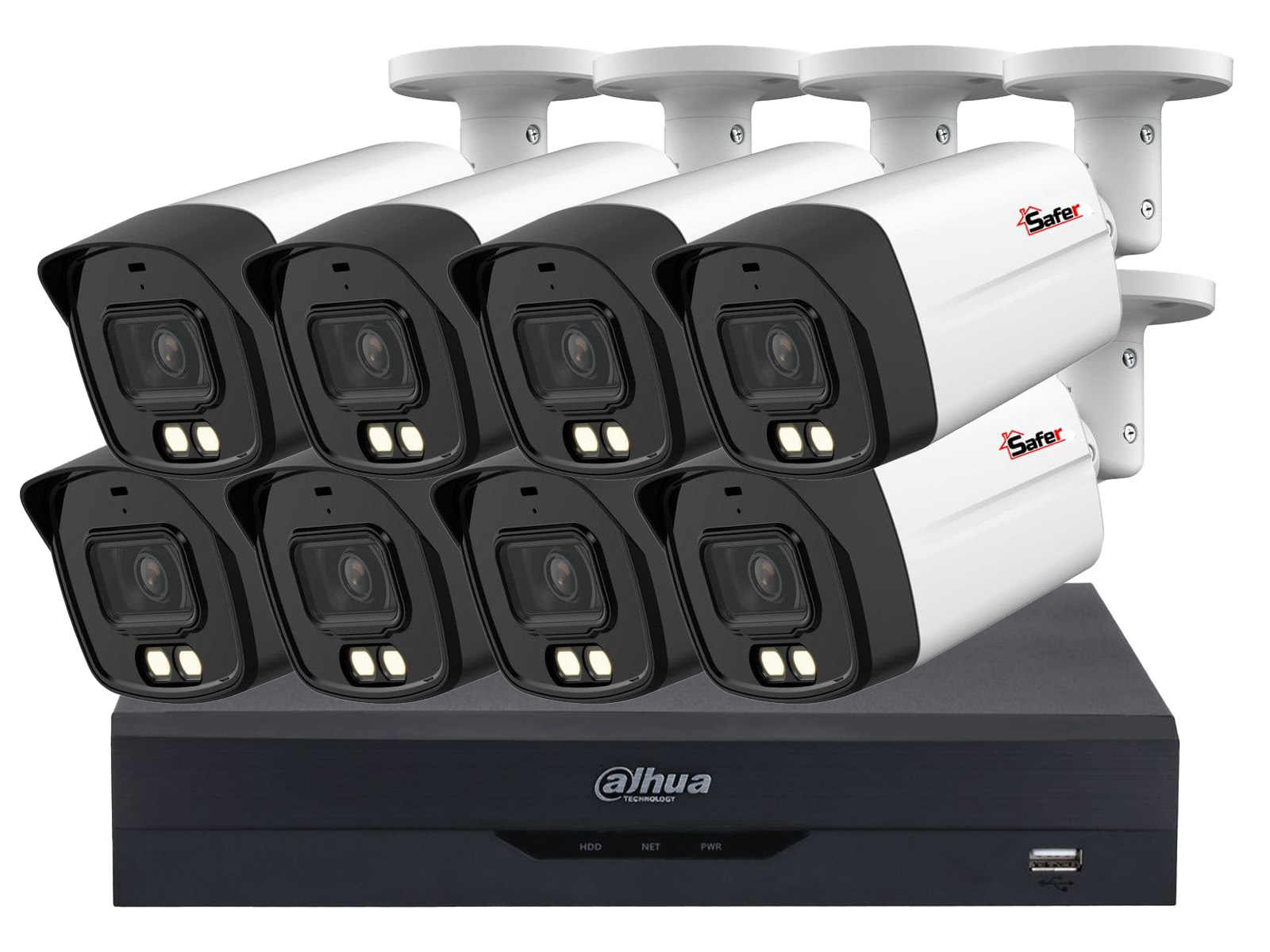 Sistem supraveghere 8 camere, 5MP, IR 40 metri, KIT8HD80M. Fiabilitate si performanță 1 Sistem supraveghere 8 camere