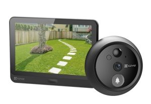 Sonerie wireless cu monitor HP4 Ezviz CS-HP4, Wi-Fi, rezolutie 2MP, IR 3m, slot microSD, control prin aplicatie. Fiabilitate si performanță