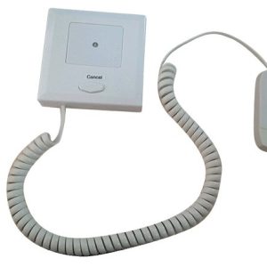 Statie de apelare, putere emisie 20mW, baterie 12Vcc 23A, buton chemare-anulare, 433MHz, cablu spiratal, alb, Y-SC-ANS. Fiabilitate si performanță – ofertă, preț și specificații