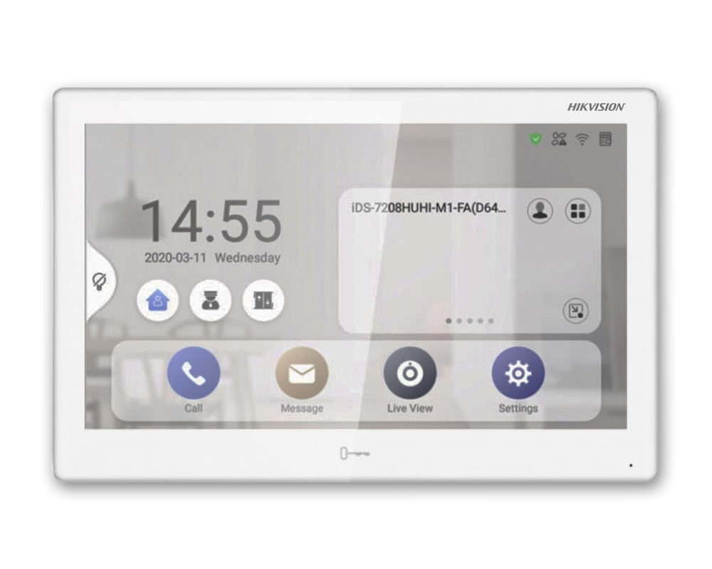 Statie de control pentru videointerfon/supraveghere/alarma, 10.1 Inch, WiFi, Hikvison, DS-KH9510-WTE1. Fiabilitate si performanță 1 Statie de control pentru videointerfon/supraveghere/alarma