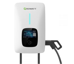 Statie incarcare masini electrice, THOR 22AS-P cu cablu de alimentare 5m, WiFi, RFID, LCD, 22kW, Trifazata, Growatt THOR 22AS-P(WIFI). Fiabilitate si performanță