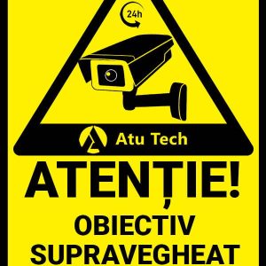 Stiker Supraveghere video