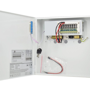 Sursa alimentare cu Back-up 12V-10A cu 9 iesiri protejate ZTP1210B-09F
