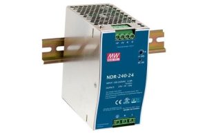Sursa de alimentare Mean Well NDR-240-24, 24V, 10A - Fiabilitate și Performanță 1 Sursa de alimentare Mean Well NDR-240-24, 24V, 10A, montare pe sina DIN. Fiabilitate si performanță
