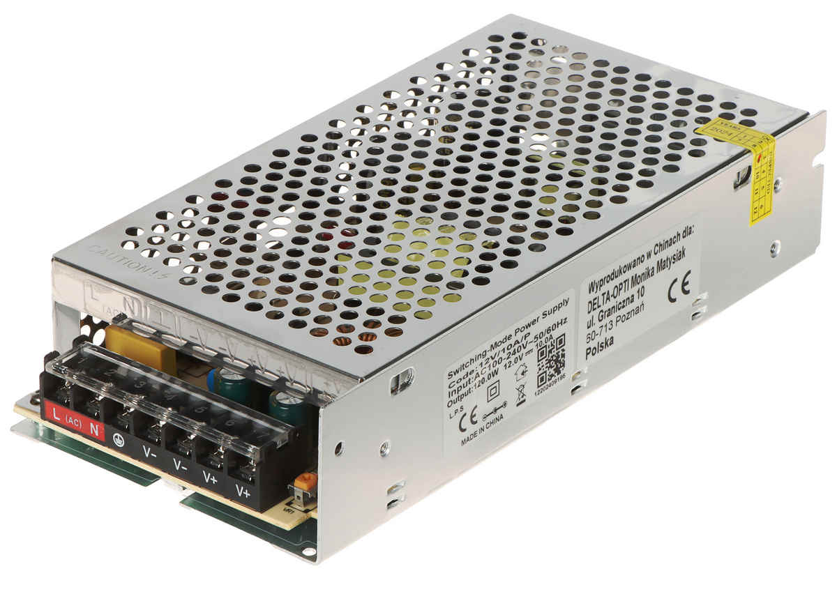 Sursa de alimentare in comutatie, 12V, 10A, 120W, Safer TS-12V10AP. Fiabilitate si performanță 1 Sursa de alimentare in comutatie
