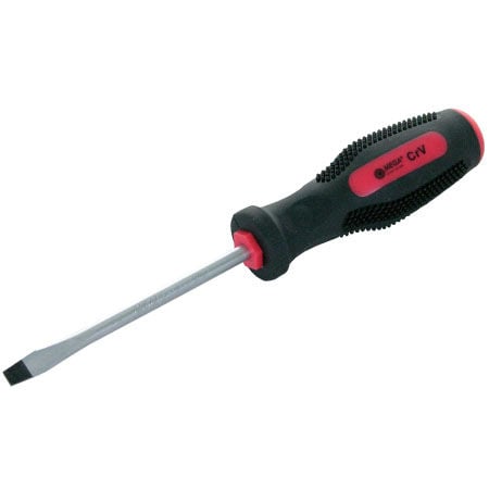 Surubelnita plata, maner de cauciuc, varf magnetic, 6X150MM. Fiabilitate si performanță 1 Surubelnita plata