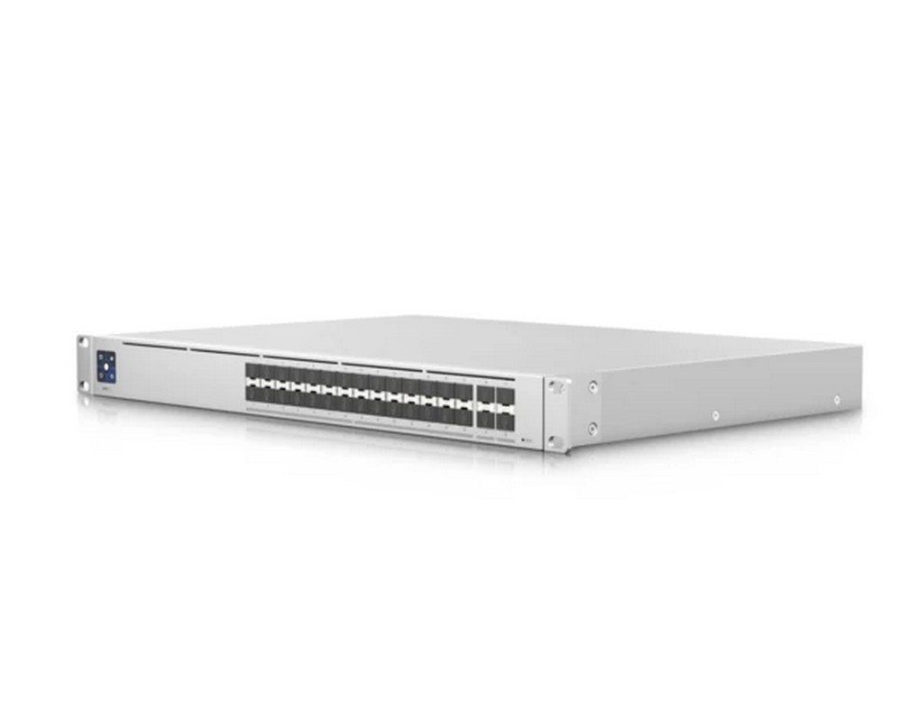 Switch 28 porturi SFP+, 4 porturi SFP28, 10 Gbps, ecran interactiv 1.3 inch, Ubiquiti, USW-PRO-AGGREGATION. Fiabilitate si performanță 1 Switch 28 porturi SFP+
