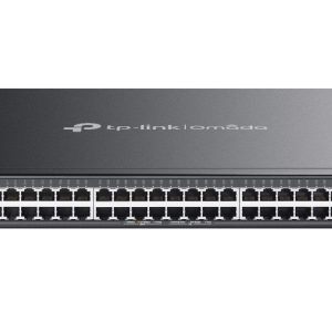 Switch 52 porturi, Tp-Link SG3452XP, 48x Gb PoE+, 4x 10GE SFP+, 500W, management Omada, VLAN, ACL, QoS, IGMP, montare in rack. Fiabilitate si performanță – ofertă, preț și specificații